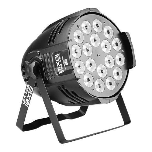 REFLETOR LED PAR 64 18 LEDS 12W RGBW OPT PAR 18X12 LUMINOS