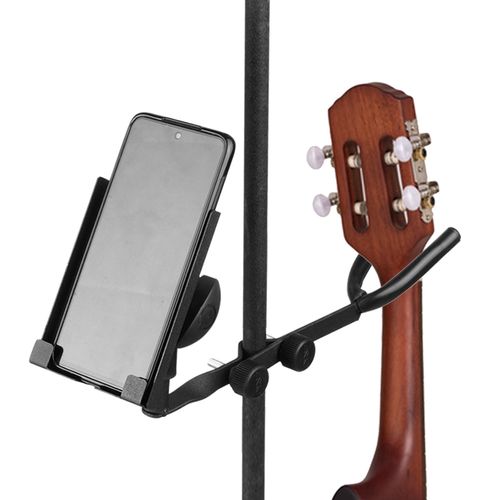 SUPORTE CLAMP DUPLO MULTIFUNCIONAL PARA CELULAR E INSTRUMENTO DE CORDA C14 ASK