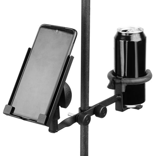 SUPORTE CLAMP DUPLO MULTIFUNCIONAL PARA CELULAR E COPO C16 ASK