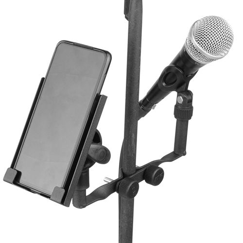 SUPORTE CLAMP DUPLO MULTIFUNCIONAL  PARA MICROFONE E CELULAR C17 ASK