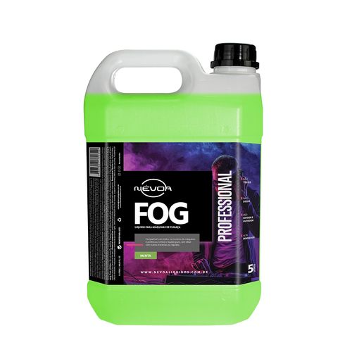 LIQUIDO PARA MAQUINA DE FUMAÇA 5 LITROS MENTA PROFESSIONAL NEVOA