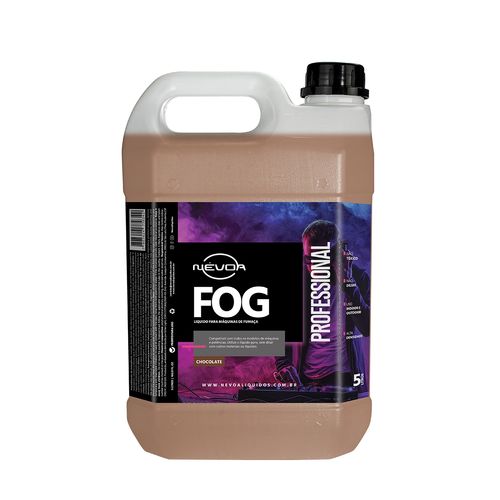 LIQUIDO PARA MAQUINA DE FUMAÇA 5 LITROS CHOCOLATE PROFESSIONAL NEVOA