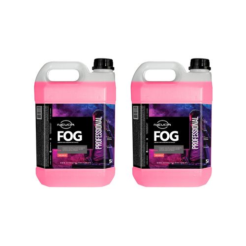KIT 2 LIQUIDOS PARA MAQUINA DE FUMAÇA 5 LITROS MELANCIA PROFESSIONAL NEVOA