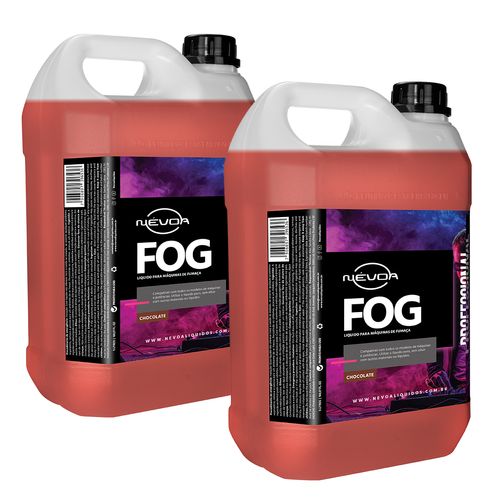 Kit 2 Líquidos para Máquina de Fumaça 5L Chocolate Professional Névoa