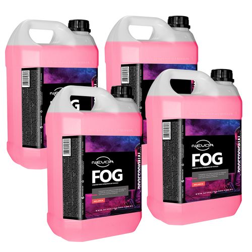 Kit 4 Líquidos para Máquina de Fumaça 5L Melancia Professional Névoa