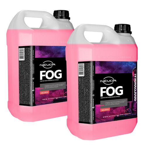Kit 2 Líquidos para Máquina de Fumaça 5L Melancia Professional Névoa