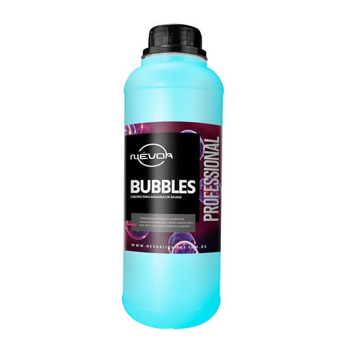 LIQUIDO PARA MAQUINA DE BOLHA 1 LITRO BUBBLES NEVOA