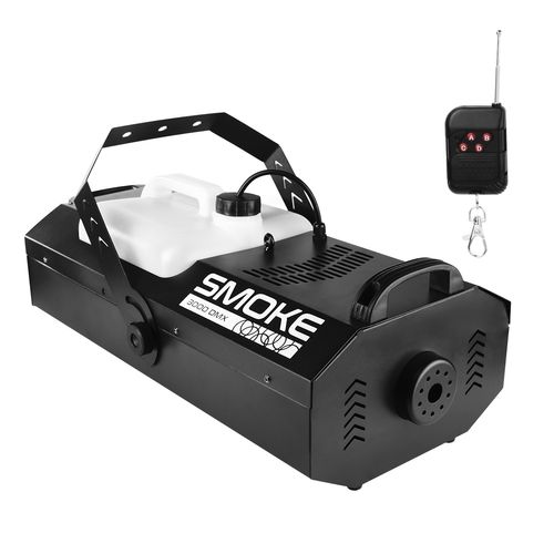 MAQUINA DE FUMAÇA 3000W 220V COM DMX CONTROLE SEM FIO SMOKE 3000 DMX LUMINOS