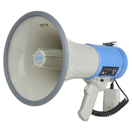 MEGAFONE COM MICROFONE DE MAO E SIRENE USB 25W SK66 USB CSR
