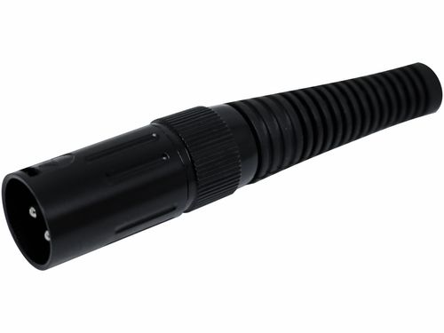 CONECTOR XLR CANON MACHO PRETO Q-12 BK CSR