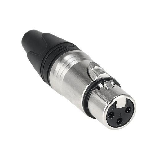 CONECTOR XLR CANON FEMEA PROFISSIONAL METAL 641563 MXT