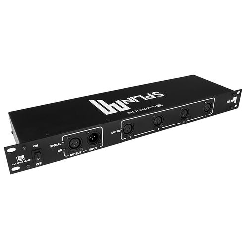 SPLITTER DMX 1 ENTRADA 4 SAIDAS BIVOLT LUMINOS