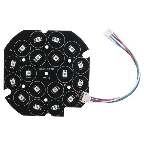 PLACA DE LED PARA REPOSIÇÃO COM 18 LEDS 3W RGB TRI LED MINI SLIM PAR LUMINOS