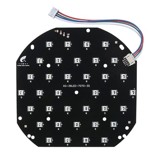 PLACA DE LED PARA REPOSIÇÃO COM 36 LEDS 1W RGB SLIM PAR 36 LUMINOS