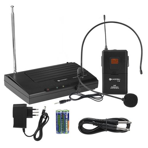 MICROFONE SEM FIO HEADSET VHF K231H KADOSH
