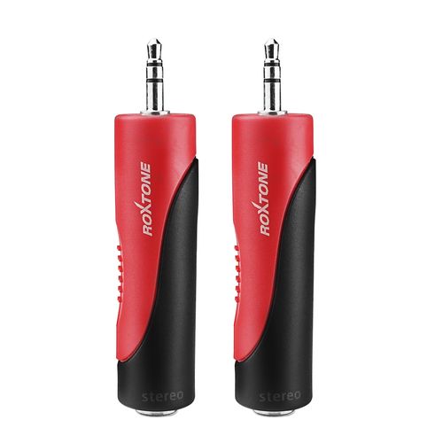 KIT 2 ADAPTADOR P10 X P2 STEREO ABS VERMELHO RPAN220 ROXTONE