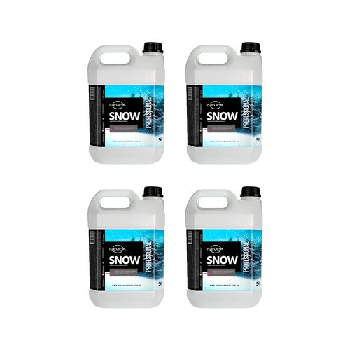 KIT 4 LIQUIDO PARA MAQUINA DE NEVE 5 LITROS SNOW NEVOA