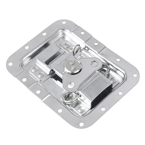 FECHO BORBOLETA GRANDE CROMADO COM PORTA CADEADO LU-F01 LUMINOS