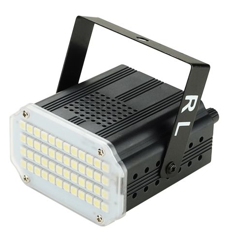 MINI STROBO DE LED BRANCO 48 LEDS CORES DIVERSAS ENTER